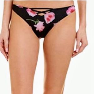 NWT Chaser Criss-Cross Bikini Bottom Size L